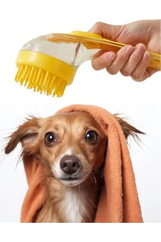 Büro Ev Ofis Evcil Pet Hayvanı İçin Tarak Sıvı Hazneli Kedi Köpek Tarağı