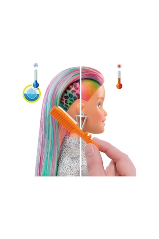 Grn81 Barbie. Leopar Desenli Saçlar Bebeği
