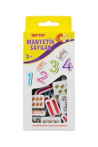 +3 Yaş Manyetik Sayılar 51 Parça (Diytoy)