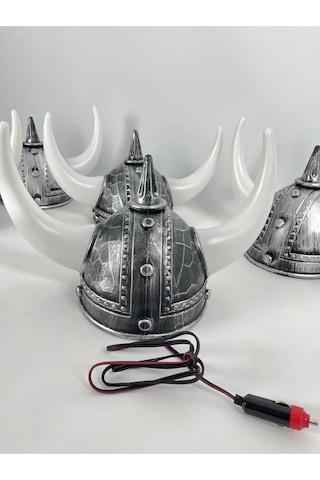 Ahmet Otomotiv Torpido Önü Viking Şapkası Kırmızı Işıklı 12v-24v