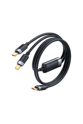 Mcdodo CA-6780 2in1 100W Type-C to Type-C Şarj Kablo 1.5 M Siyah