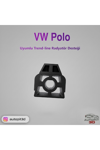 Vw Polo Trendline Uyumlu Radyatör Desteği Ön Panel Bağlantı Braketi