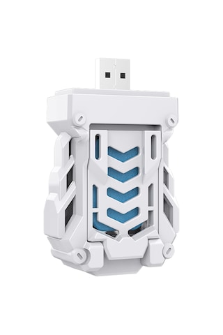 Dofolink Usb Gövde Sıcaklığı Kontrolü İle Elektrikli Sivrisinek Kovucu, 4 Adet Kovucu Tablet İçeren Taşınabilir Kamp Ve Ev İçin Beyaz Sivrisinek Engeli Beyaz