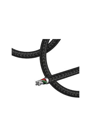 3in1 Çoklu Şarj Kablo Recci Rcs-d120 Fast Wind Serisi Lightning&type-cµ Usb 1.2m Siyah