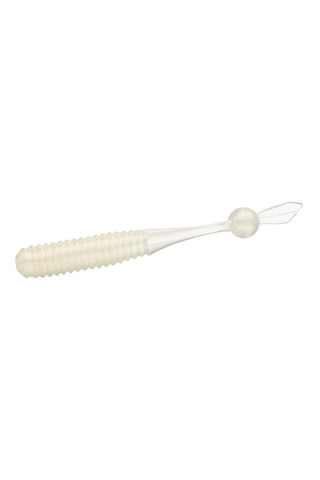 Evergreen Dot Taıl 2.5" Nokta Kuyruklu Light Game Solucan Yem 503 Pearl Whıte - 20026503