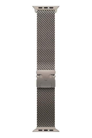 49mm Natural Titanium Milanese Loop - Large-
