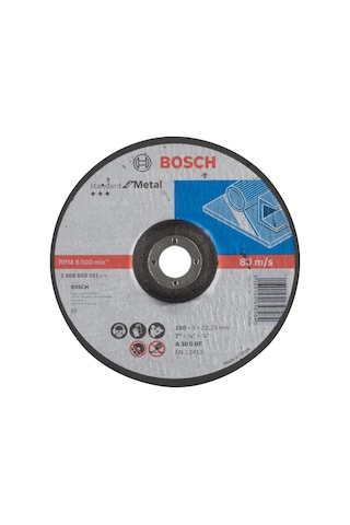 Bosch Standard For Metal 180x3.0 mm Bombeli Kesici Disk