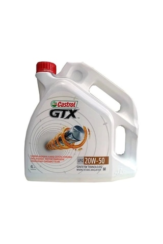 Castrol GTX 20W-50 Motor Yağı 4 L Castrol GTX 20W-50 Motor Yağı 4 L