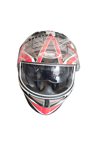 Shiro Sh715 Güneş Vizörlü Kask Beyaz Siyah