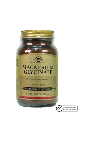 Solgar Magnesium Glycinate 60 Kapsül Aromasız