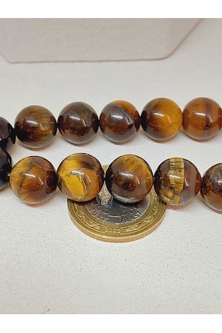 Yasamtohumu Kaplan Gözü Taşı 17lik Efe Tesbih 12mm 52862