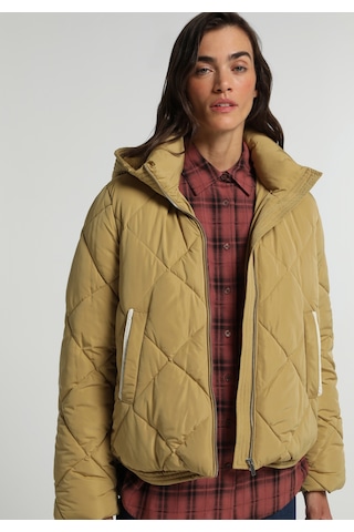 Colin's Colins Regular Fit Kapüşonlu Fermuarlı Astarlı Suya Dayanıklı Kadın Kahverengi Mont Cl1082047 Q1.v1 Cml Camel