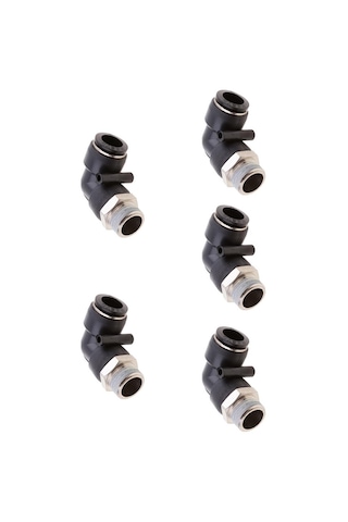 Suntek 5 Adet Erkek Konu Dirsek Konektörü Hızlı Dpl-l14-04