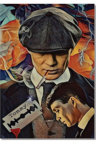 Cakasepetim , Peaky Blinders Thomas Shelby Ahşap Mdf Tablo