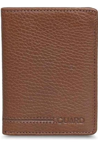 Guard Ekstra İnce Taba Hakiki Deri Erkek Cüzdanı Taba