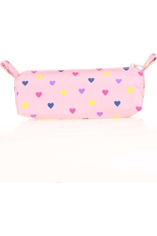 Kaukko Triangle Punch Kalem Çantası Pink K2580