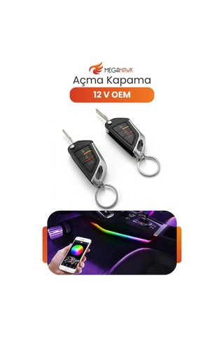 12v Uzaktan Kumandalı Açma Kapama Modülü Universal Araç Kontrol Sistemi Seti T-647