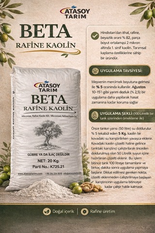 Beta İthal Rafine Kaolin