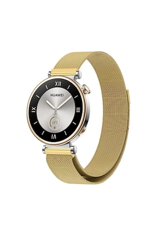 Huawei Watch Gt6 41mm / Gt5 Pro 42mm / Gt5 / Gt4 41mm Uyumlu 18mm Hasır Çelik Kordon