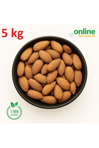 Online Kuruyemiş Yerli Badem İçi Çiğ 5 KG
