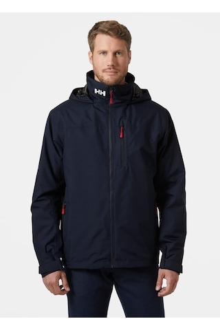 Helly Hansen Crew Hooded Midlayer Erkek Mont Navy Lacivert