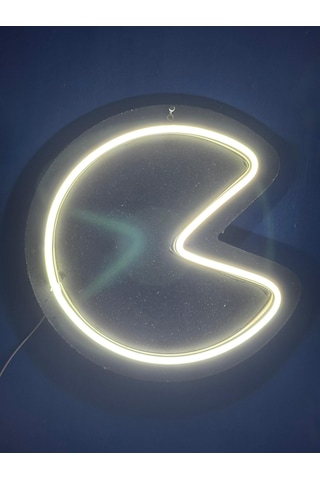 Man Led Neon Dekoratif Işık Gamer Oda Süsü Beyaz
