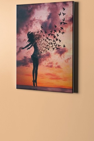 Webstyle Sayılarla Boyama Seti Kasnaklı Özgür Kadın 60 X 75 Cm