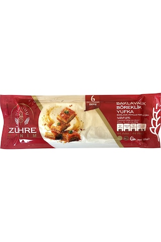 Zühre Hanım Baklavalık Böreklik Yufka 800 Gr X 4 Adet