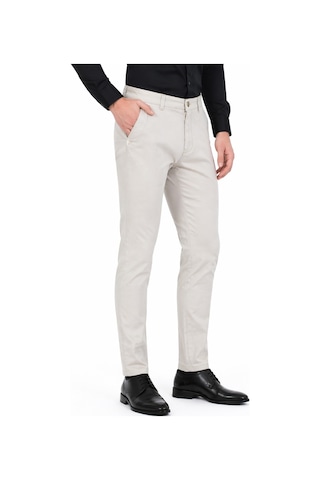Amaro Erkek Silim Fit Kanvas Pantolon Kalıp Yazlık Bgl-st05394 Taş