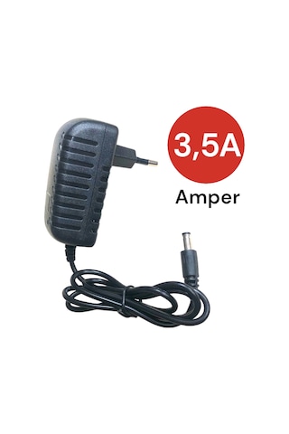 Tek-iş Fişli Şerit Led Güvenlik Kamerası Adaptörü Trafosu Güç Kaynağı 12 Volt 3.5 Amper Dönüştürücü