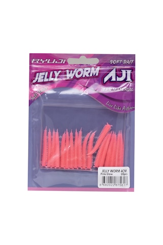 Ryujı Jelly Worm 4cm, 18ad. Natural