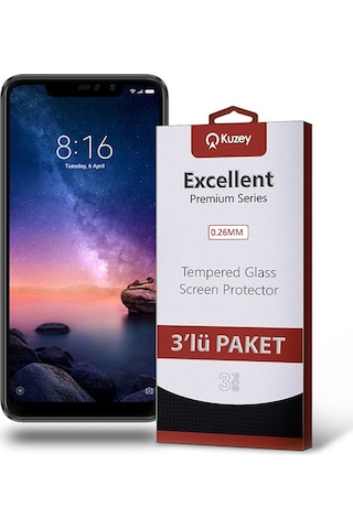 Xiaomi Redmi Note 6 Pro Ekran Koruyucu Cam 3 Adet Ekonomik Paket (552806187) 20 Tl Fark Ile Apple Uyumlu iPhone Hızlı Şarj Kablosu