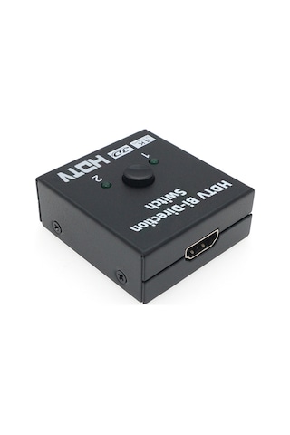 Springsun 4k 2k Hdmı Çift Yönlü Anahtarı - 2 Giriş/1 Çıkış Veya 1 Giriş/2 Çıkış, Hdmı 2.0, 3d Desteği, Manuel Kontrol, Led Gösterge