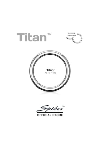 Spikes Titanyum Halka Septum, Kulak, Burun Piercing Küpesi 73306153 Diğer