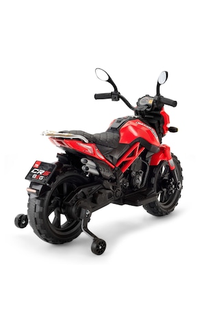 Baby2go 2691 Cross Akülü Motor 12 Volt / Kırmızı Kırmızı