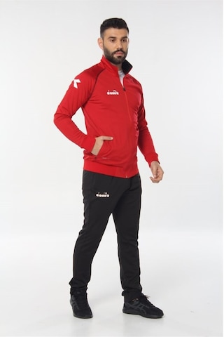 Diadora Mundial - Erkek Kırmızı Likralı Eşofman Takımı - Mundialk Kırmızı