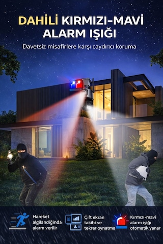 Xpro 5 Kamera 10 Lens Kablosuz Wifi Güvenlik Kamerası Seti Nvr Kayıt Cihazı Gece Görüşlü Ip Kamera