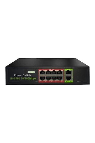 Uranıum Poe-8002 96W 8P.10/100+2P.10/100 RJ45 Poe Switch