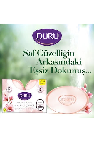 Duru Hydro Pure Sakura Çiçeği Şeffaf Bakım Sabunu 12 x 135 G