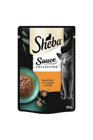 Sheba Kedi Yaş Maması Hindili 85 G
