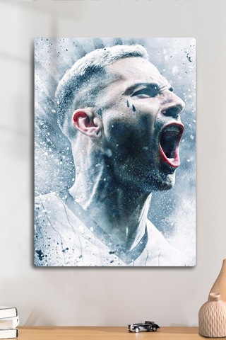 Metal Baskı, Ricardo Quaresma B.jk Bessiktas - Parlak Dekoratif Sporcu Duvar Tablosu