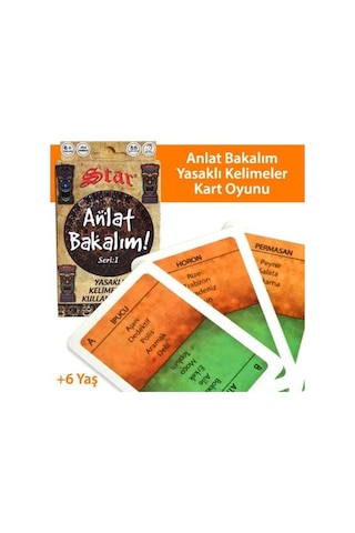 54 Parça Denge Oyunu Ve Anlat Bakalım Tabu Kartları Aile Eğlence Seti
