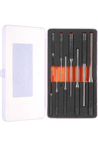 Jms 9 Parça Rulo Pimi Delme Seti Çelik Zımbalar El Pimi Çıkarma Aracı Kuyumcular İçin Taşıma Çantası İle