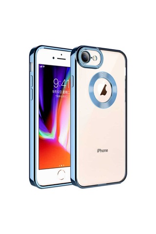 Apple İphone Se 2022 Uyumlu Logo Gösteren Kamera Korumalı Renkli Tasarım Kılıf