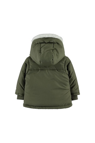 Civil Baby Kız Bebek Kapüşonlu Mont 6-18 Ay Haki 21a691004k01-1 Haki