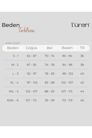 Türen 911 Kadın Lazer Kesim Pamuklu Yüksek Bel Külot-beyaz Beyaz