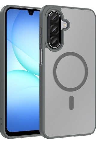 Adige Samsung Uyumlu Galaxy A17 Kılıf Babet Araç Tutucu Özellikli Silikon