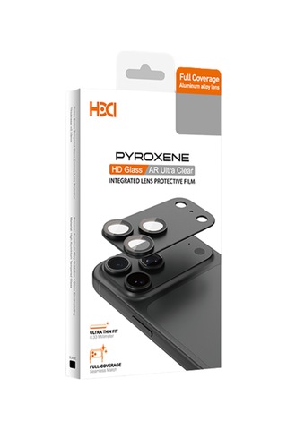 Hdd Apple İphone 18 Pro Max Uyumlu Ar+af Sapphire Kamera Cam Koruyucu - Siyah