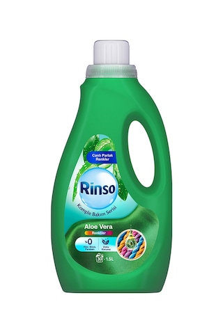 Rinso Sıvı Çamaşır Deterjanı Komple Bakım Serisi Aloe Vera Renkliler Için 1.5 L X1 Diğer