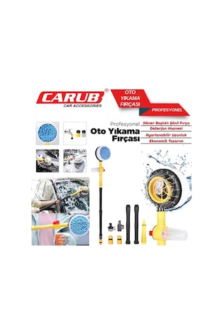 Carub Oto Yıkama Fırçası Mop Profesyonel 100cm Br0922559